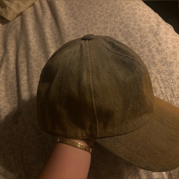 Rick Owens Denim baseball cap